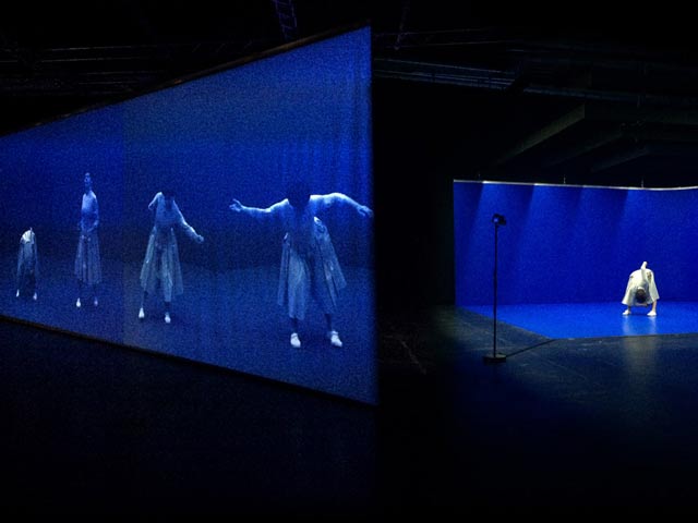 telematique, interactive video installation, Eadweard's Ear, Uferstudios Berlin, series photographs